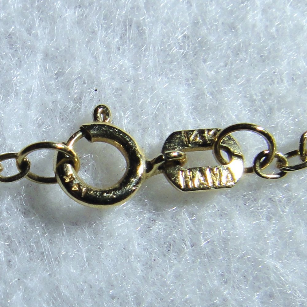 14kt YG Necklace - Picture 9 of 15